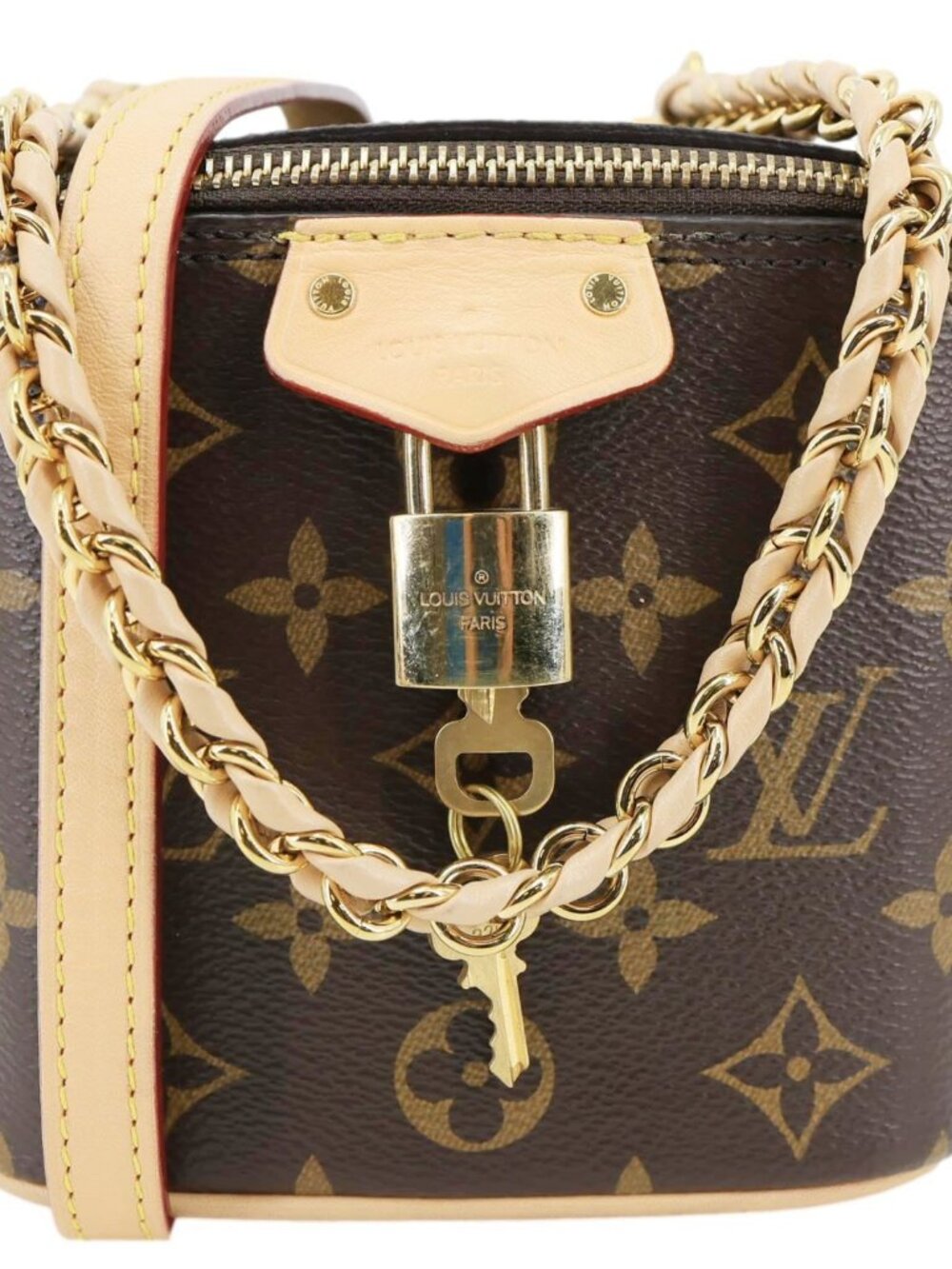 Louis Vuitton Just In Case Monogram Canvas Crossbody Bag Brown
